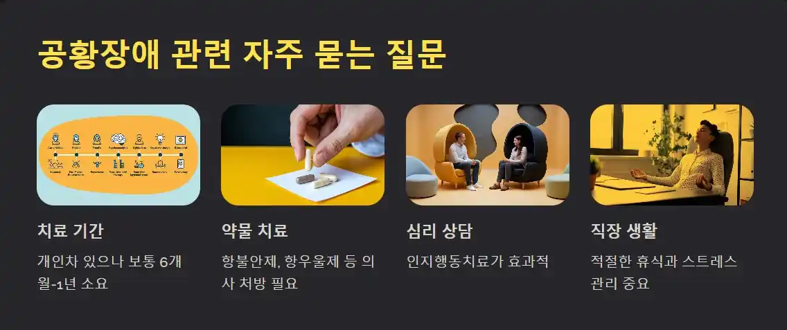 공황장애 관련 자주 묻는 질문