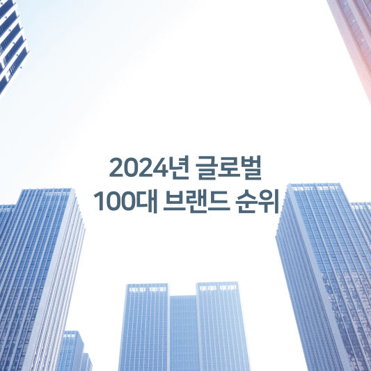 2024년 글로벌 100대 브랜드 순위