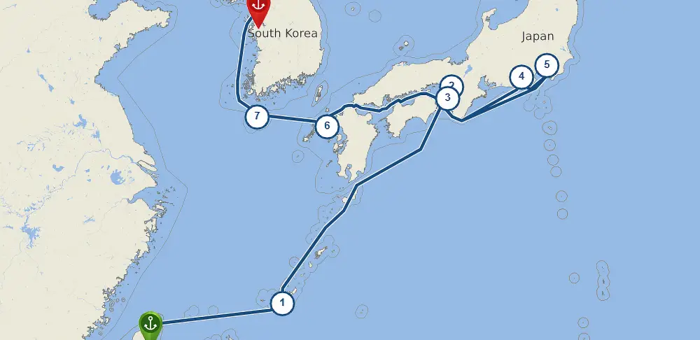 2025년 3월 2일 대만 키렁 출발 한국 인천 도착 11일 일정