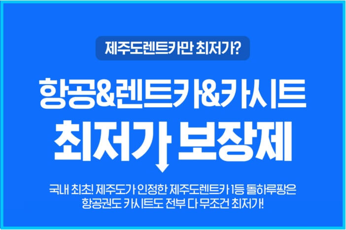 돌하루팡 최저가 보상제