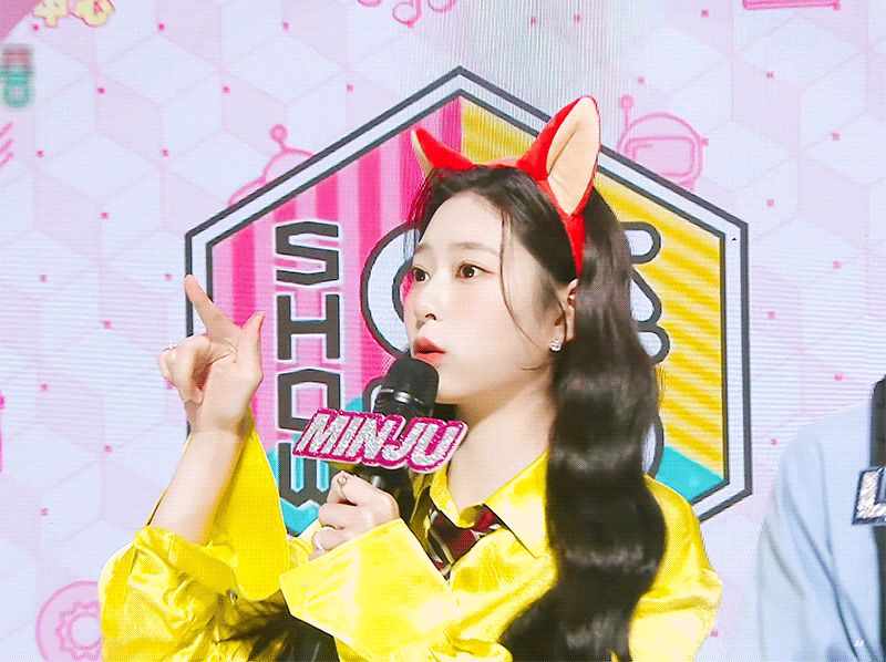  음악중심 여우같은 김민주 움짤 gif