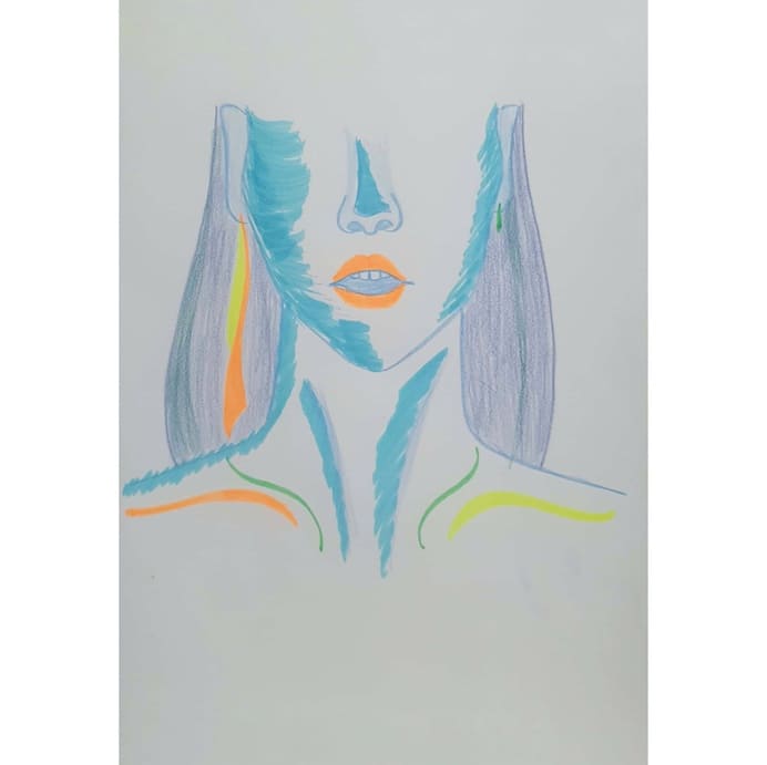  Night (밤) - 일러스트 그림 드로잉 2020