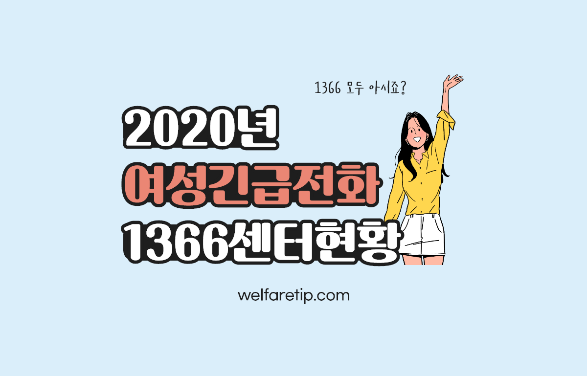  [복지꿀팁]학대, 위기여성을 위한 여성긴급전화 1366 전국센터 현황