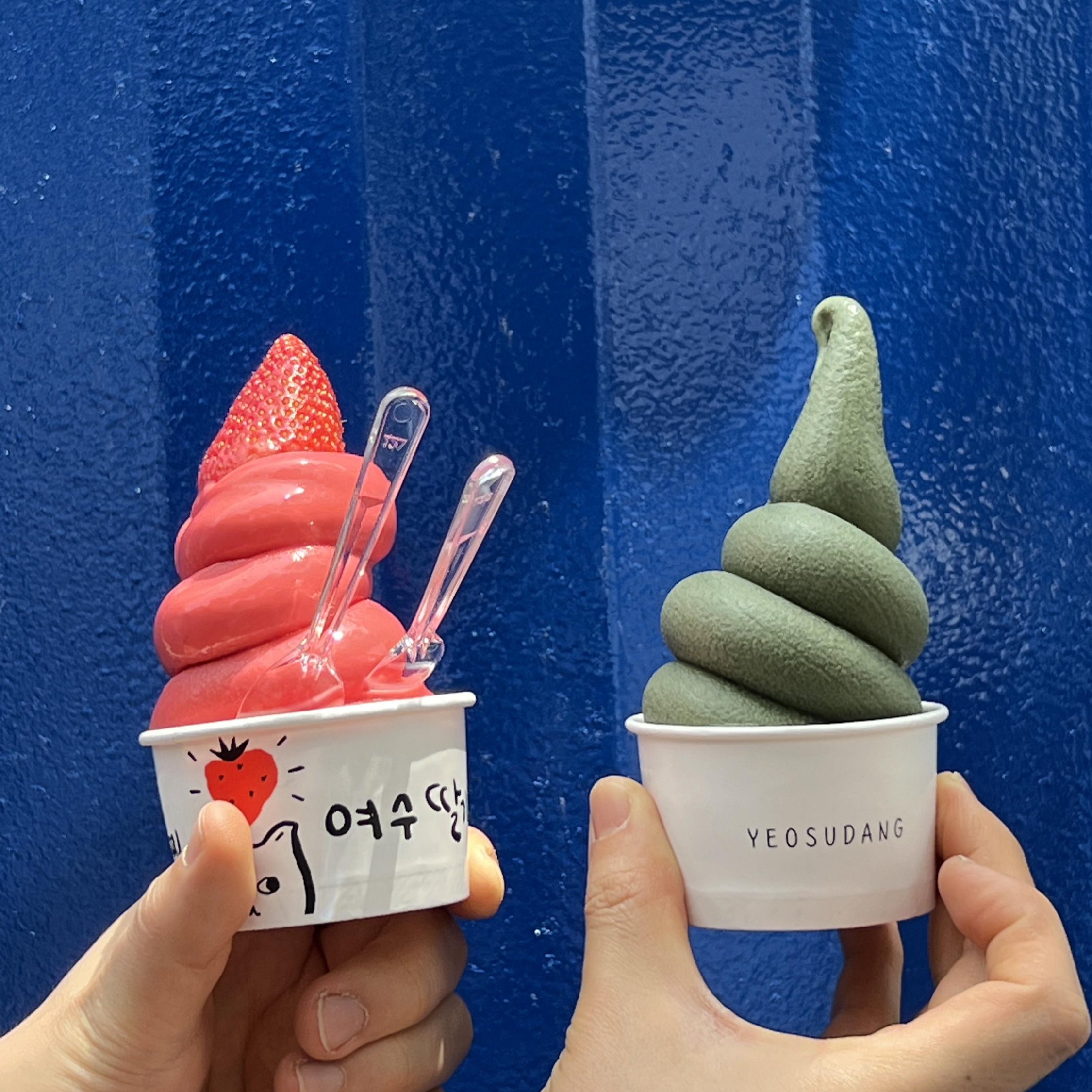 여수당 쑥 아이스크림