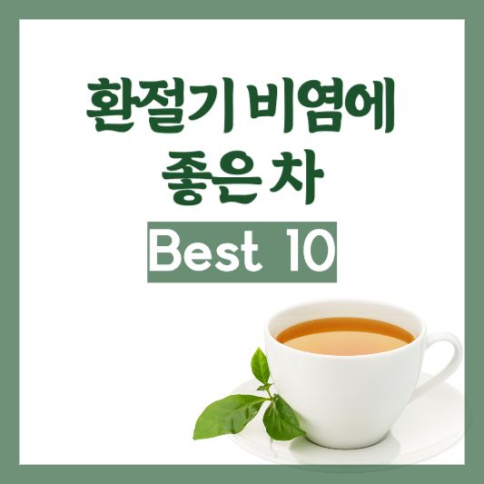 환절기 비염에 좋은 차