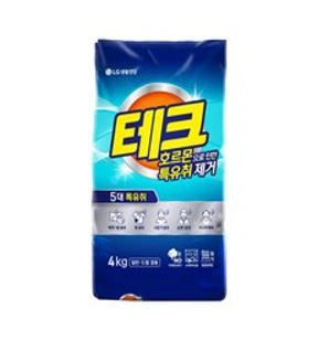 테크 호르몬 특유취제거 실내건조 세탁세제 리필 4kg x 1개