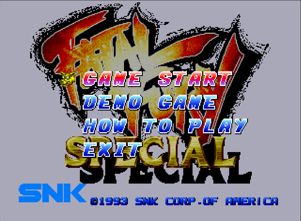  SNK - 페이탈 퓨리 스페셜 세계판 Fatal Fury Special World (네오지오 CD - NG-CD - iso 다운로드)