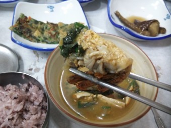 하동한상 참게가리장 재첩회무침 능시배다구