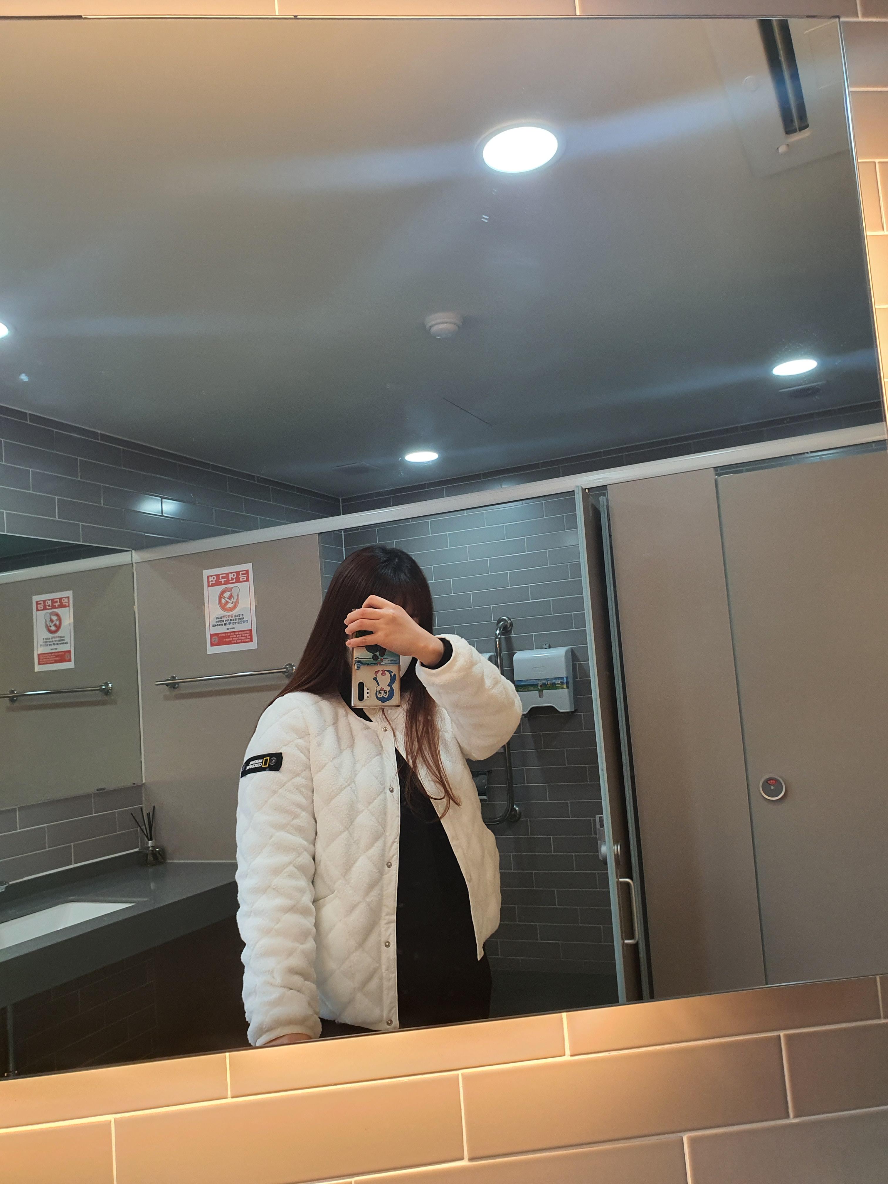  내셔널지오그래픽 뽀글이 - N204WFT940 여성 디퍼 U넥 퀼팅 뽀글이
