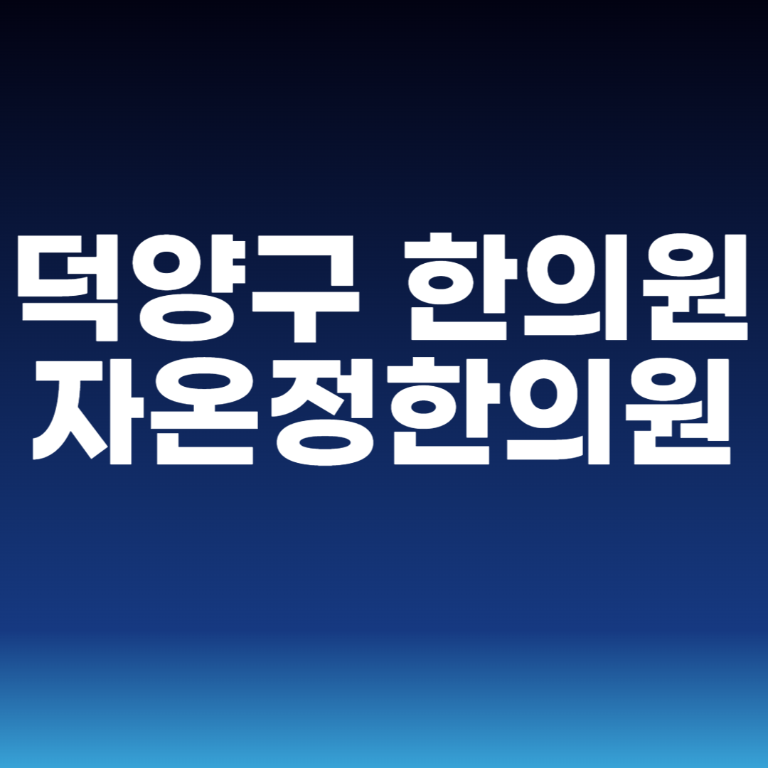 덕양구 한의원 자온정한의원