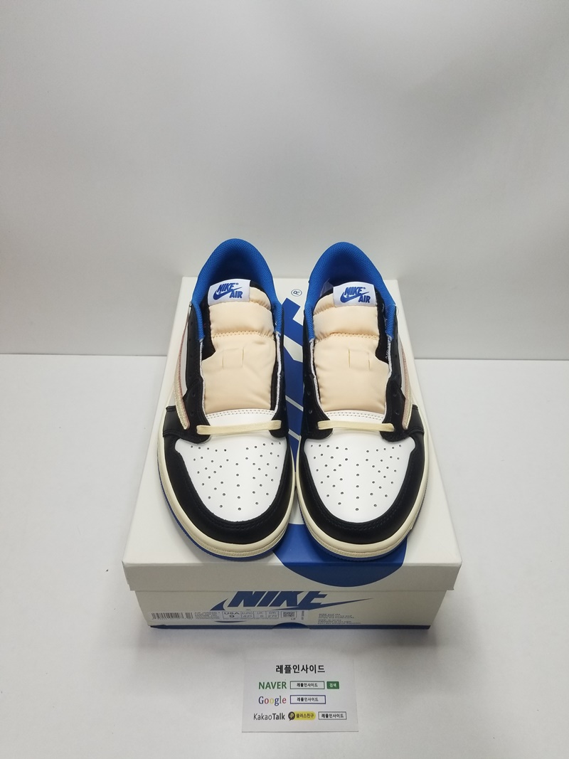  AIR JORDAN] 트래비스 스캇 x 프라그먼트 x 에어조던1 로우 DM7866-140 남녀공용