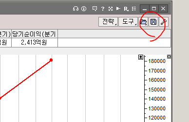 재무차트 저장
