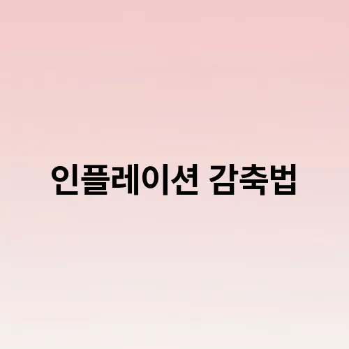 인플레이션 감축법