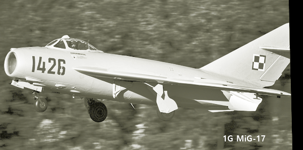 1세대전투기 미코얀구레비치 MiG-17