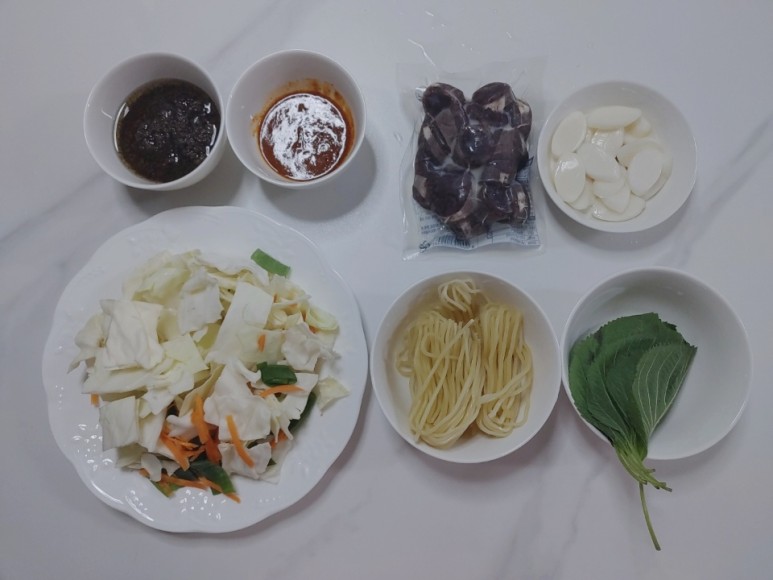 백순대볶음(소)