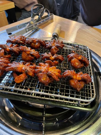 눈꽃 석쇠 주꾸미
