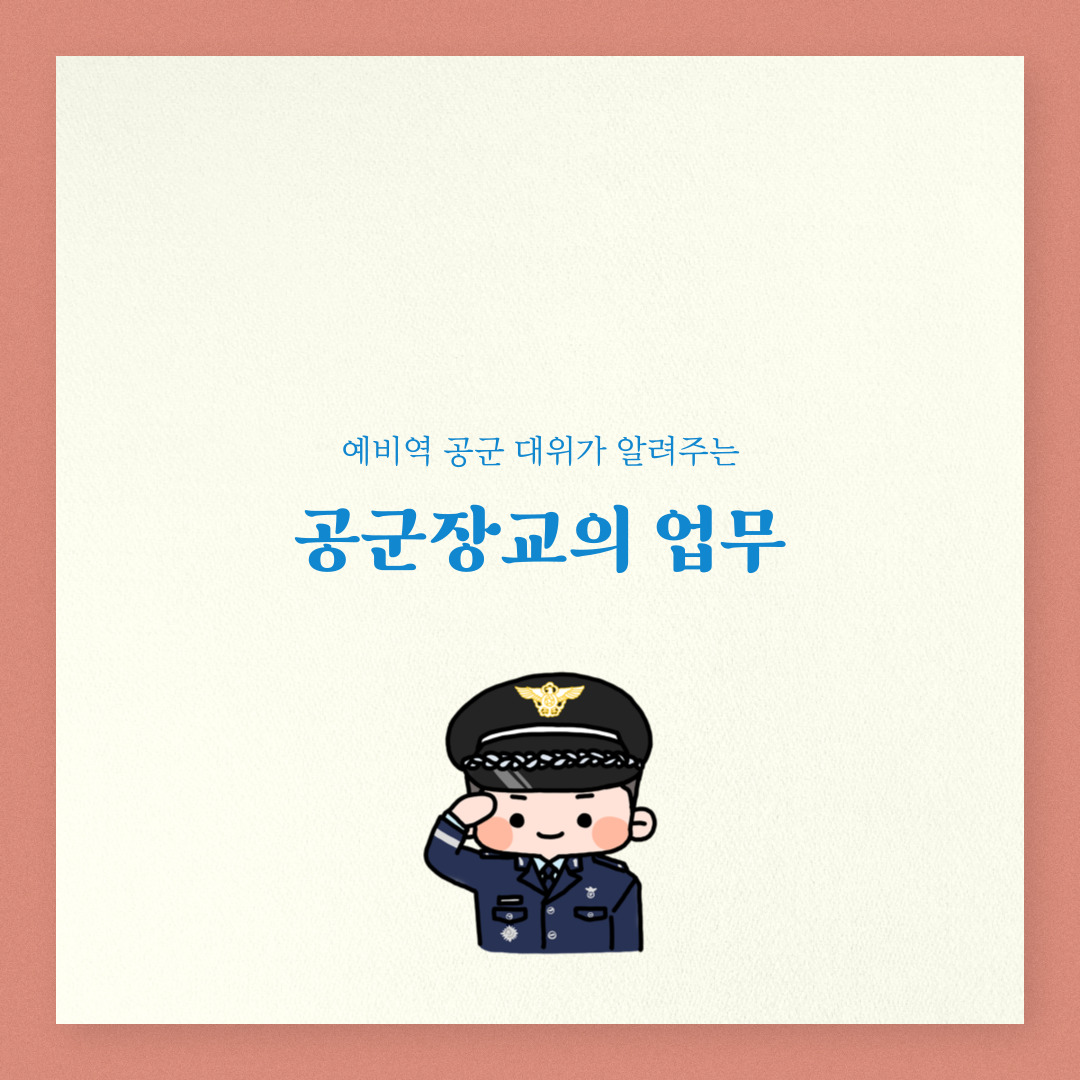 공군 장교의 업무