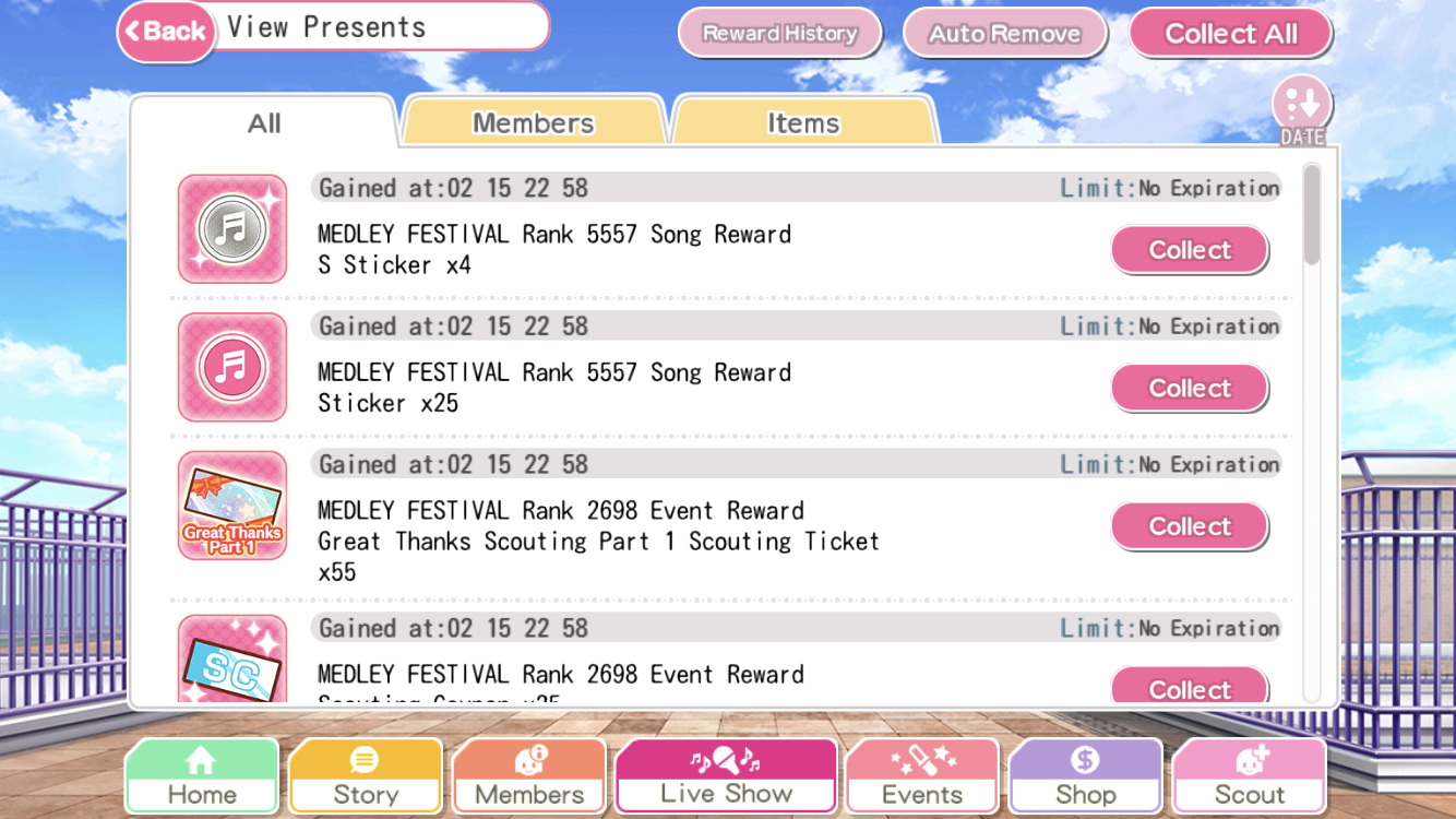 SIF] Round 34 Medley Festival (SIF Great Thanks Part One) Finished