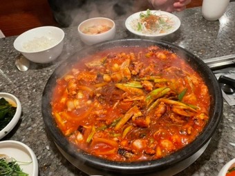 오징어불고기백반