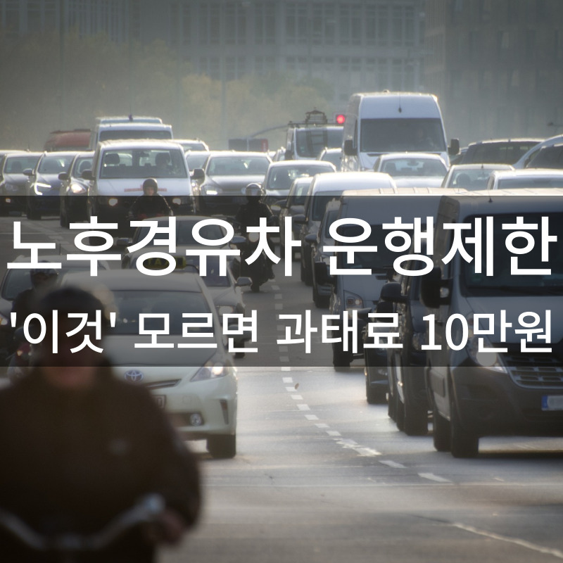 노후경유차 운행제한 기준 등급확인 조회
