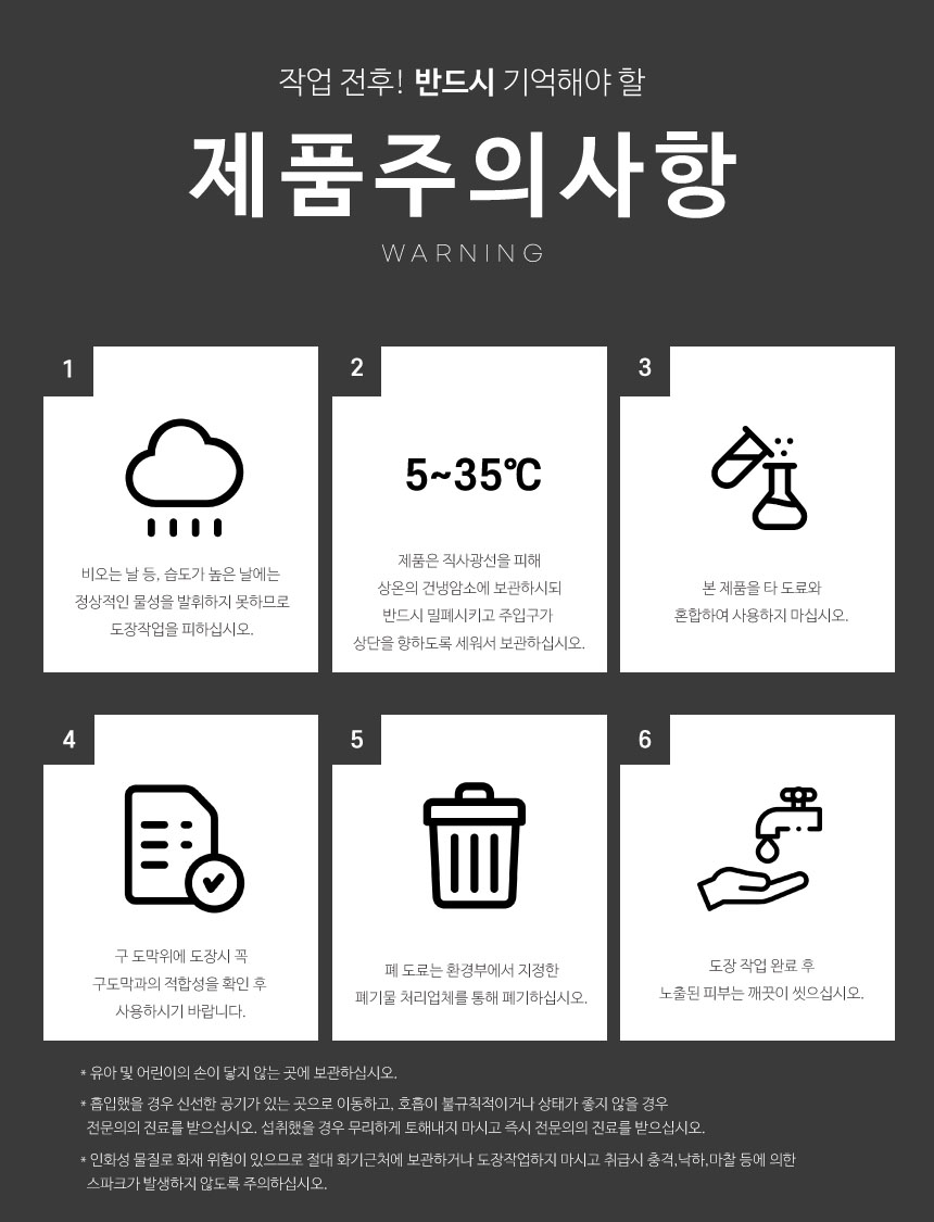 제품주의사항 설명이미지