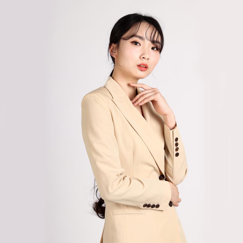 수트힐 여성자켓 스트라이프 -