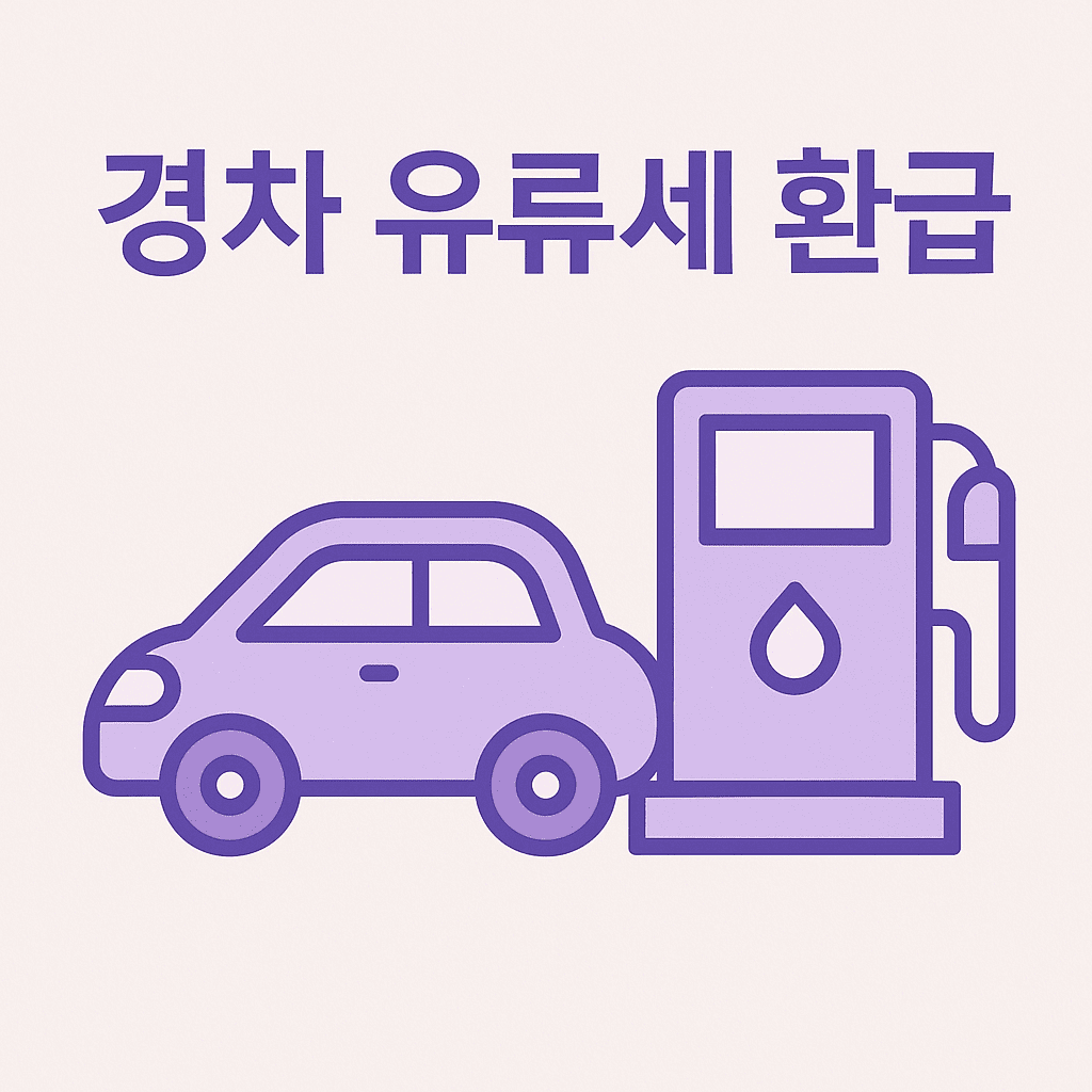 경차 유류세 환급 제도, 최대 30만 원 혜택 받는 방법