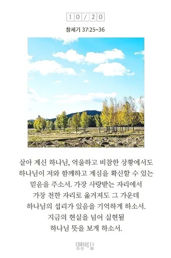 창세기 36장 하나님의 섭리 성경 말씀_24