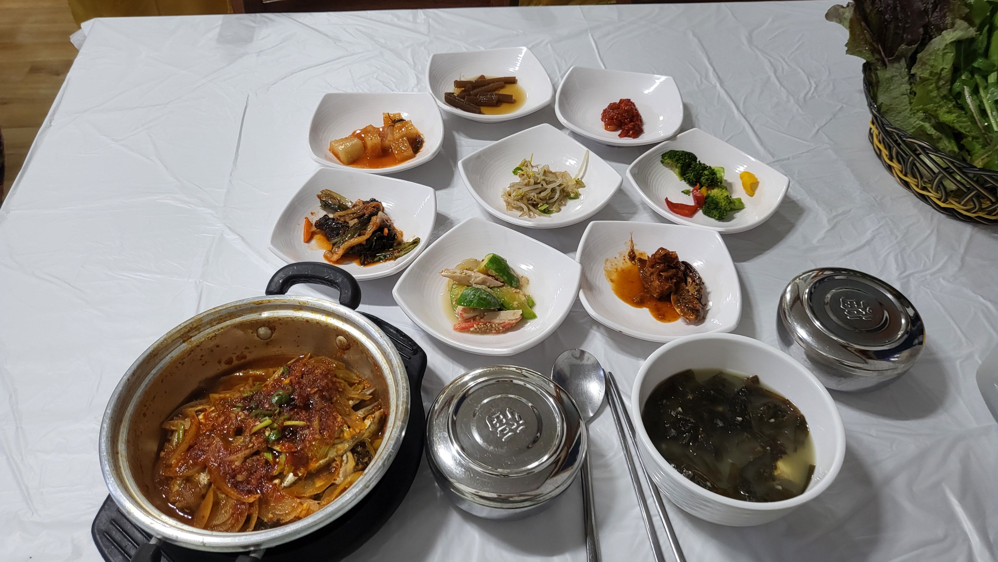 멸치쌈밥