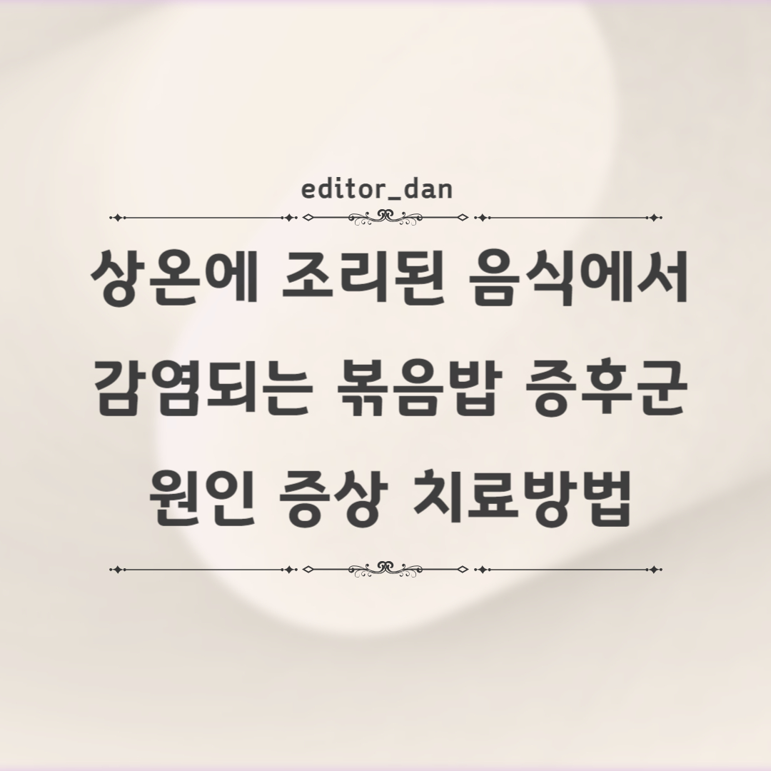 볶음밥-증후군-원인-증상-치료방법