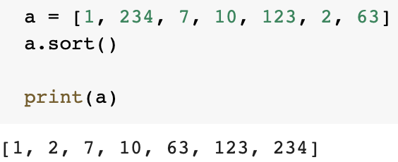 [Python] 리스트 정렬하기 :: sort / sorted