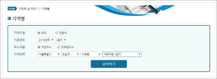 국토부아파트실거래가조회
