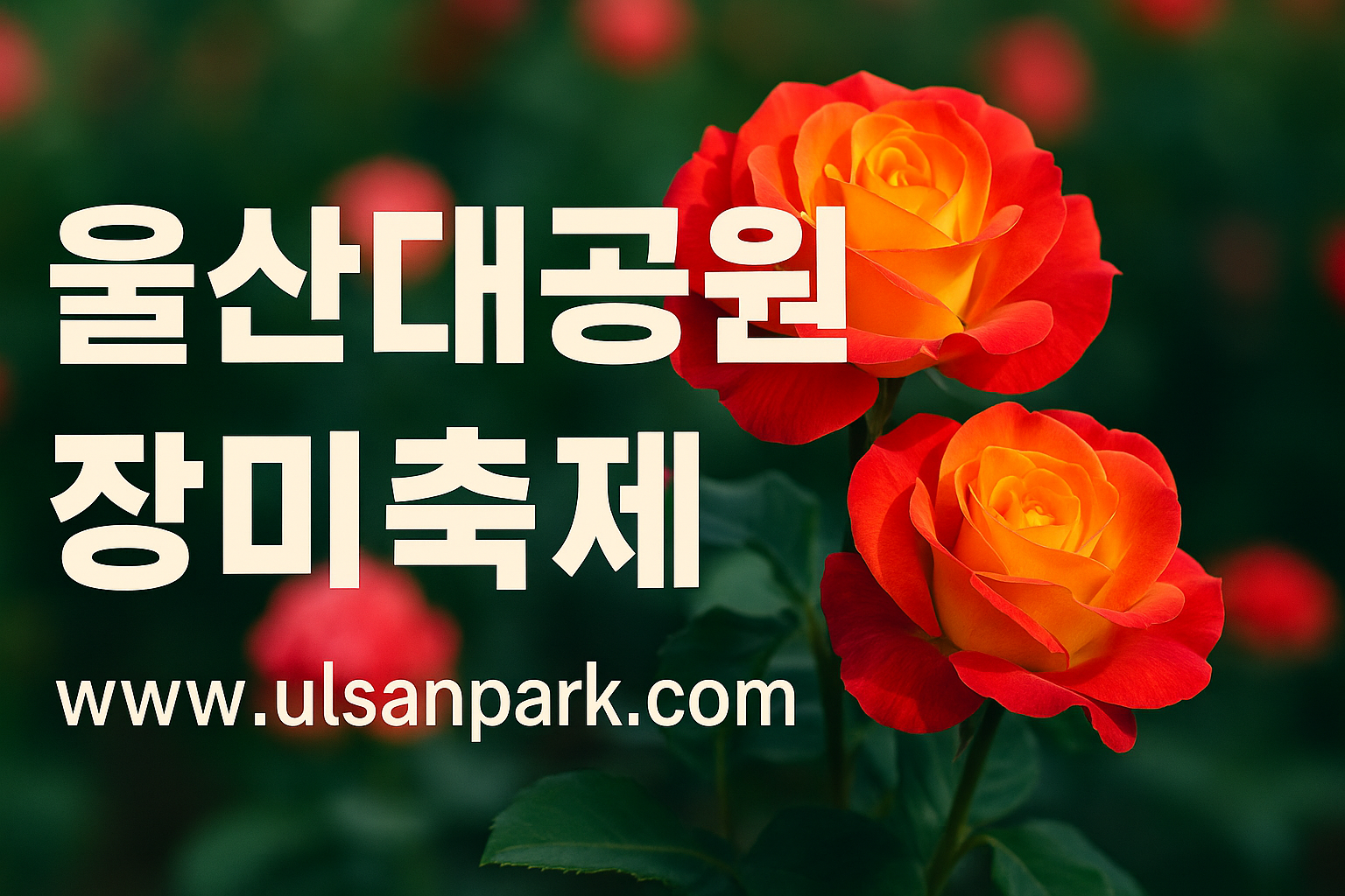 울산대공원-장미축제-홈페이지-주소와-장미