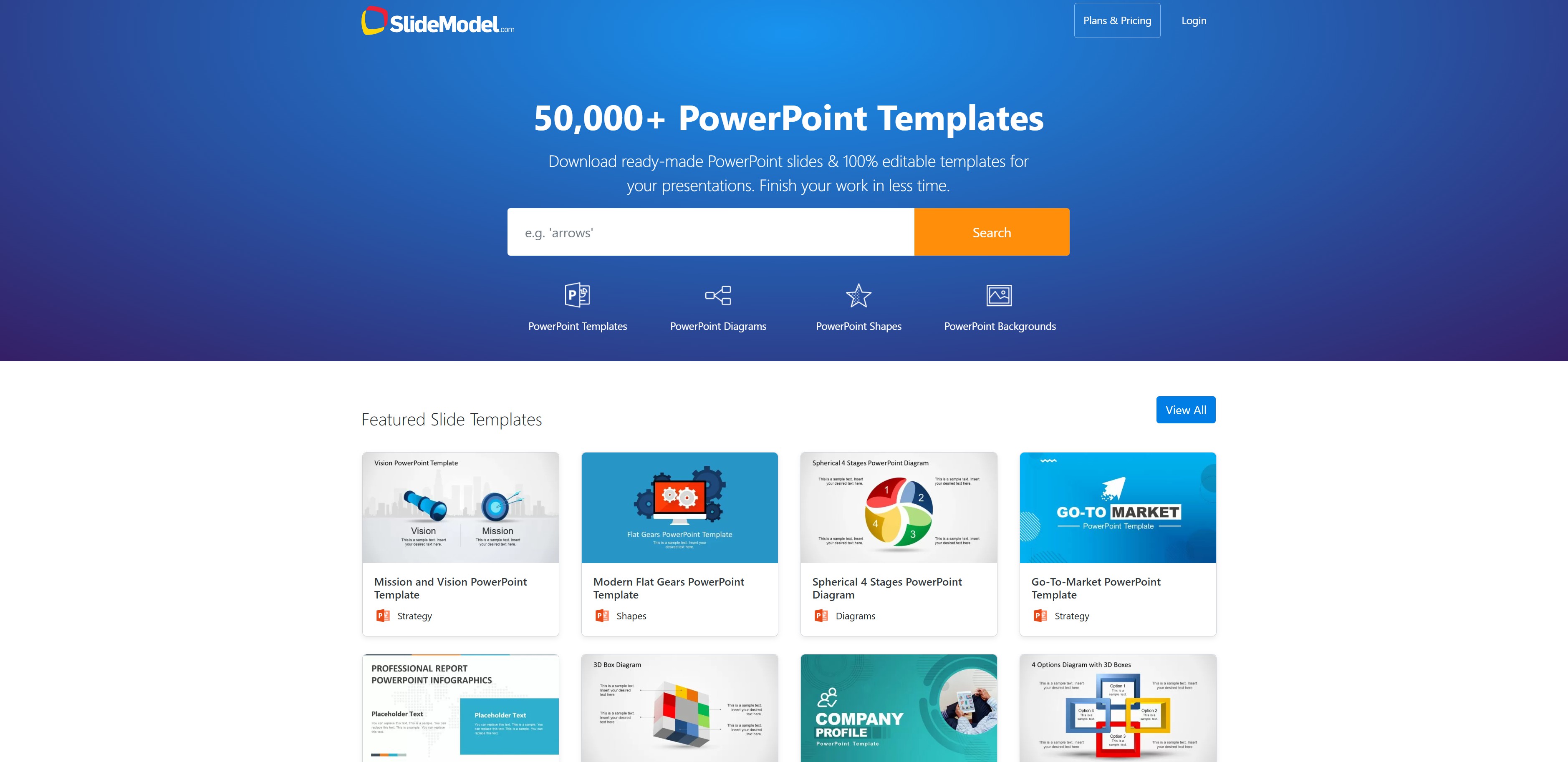 Free PPT Template Websites - 1. SlideModel