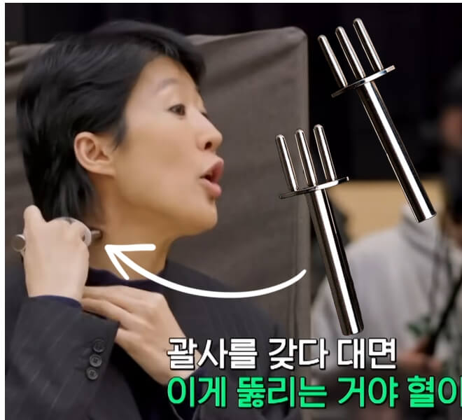 홍진경 괄사마사지기, 홍진경 괄사마사지