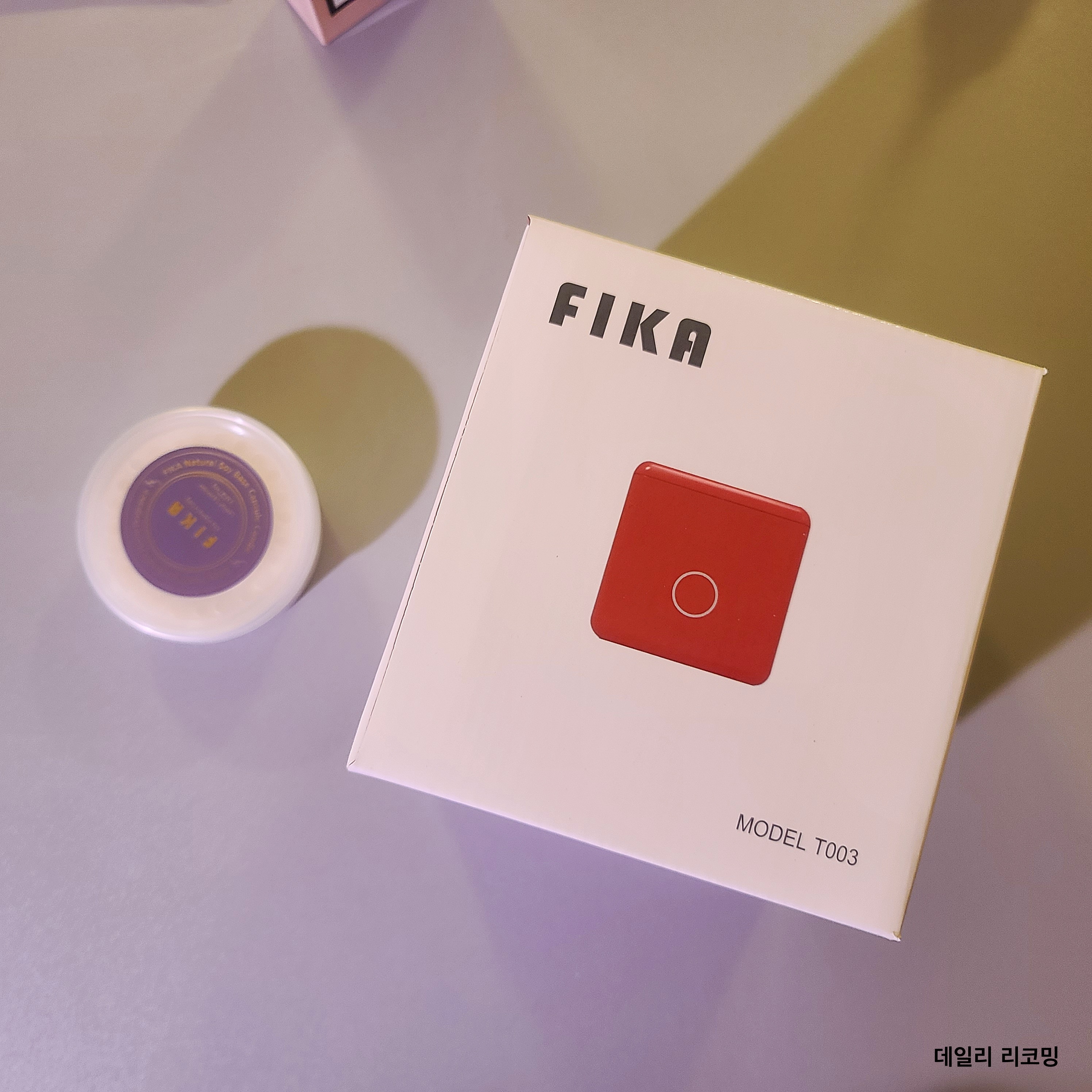  피카(FIKA) 캔들워머, 캡슐캔들 후기 (+ 레몬라벤더 캡슐캔들 향)