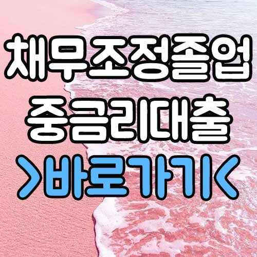  채무조정졸업자 중금리대출 지원