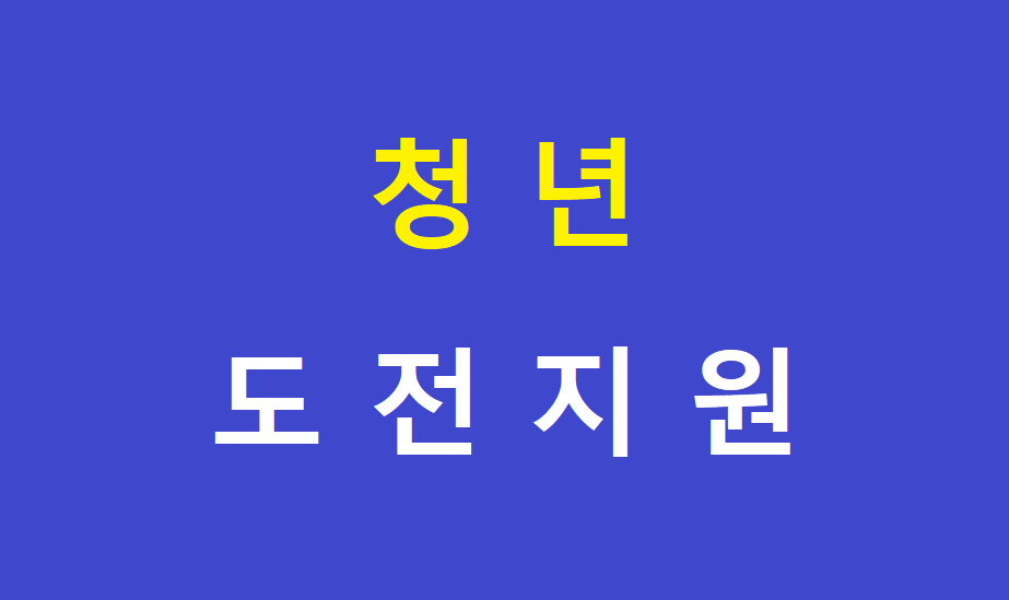 청년 도전 지원 사업