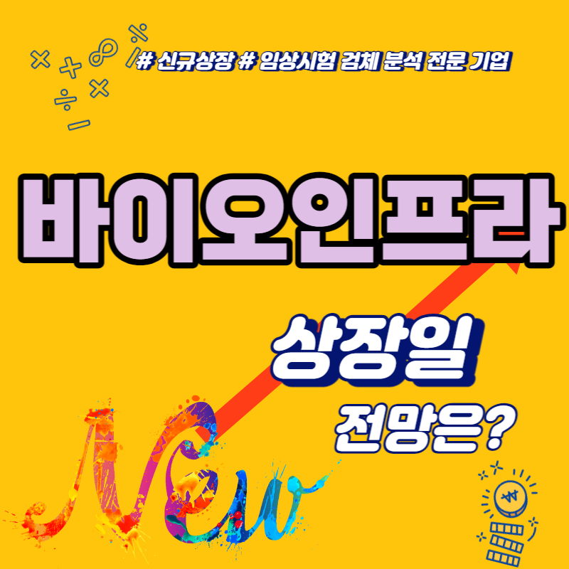  바이오인프라 상장일 공모가 넘길까