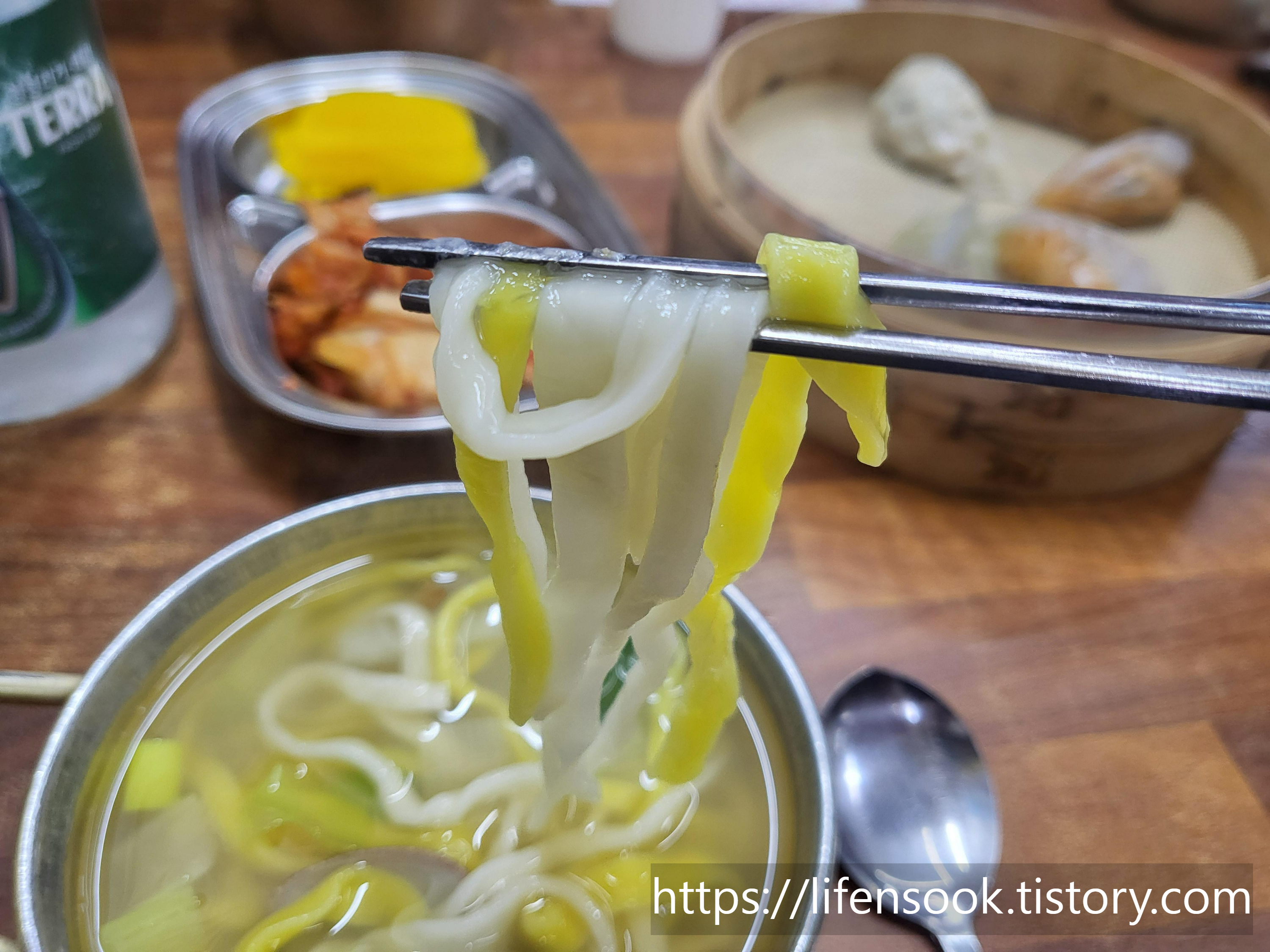 민속촌칼국수 바지락칼국수 2