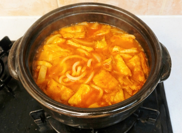 얼큰우동