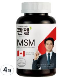 콴첼 MSM 영양제 189.6g&#44; 4개&#44; 120정