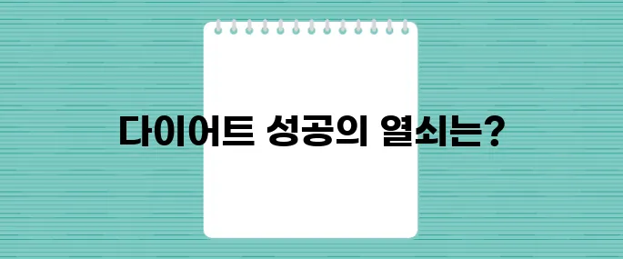 다이어트 성공의 비밀? 효과적인 식단과 안전한 다이어트약 추천