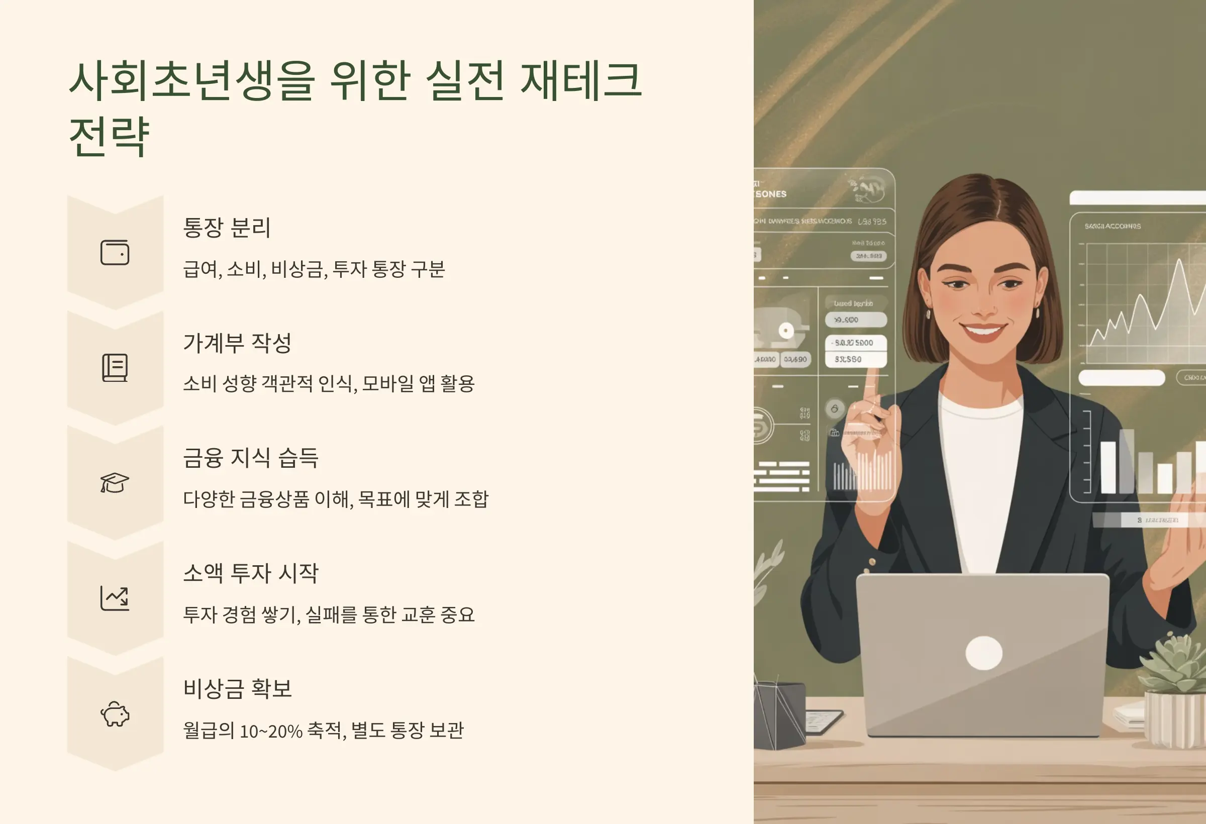 사회 초년생을 위한 실전 재테크 전략
