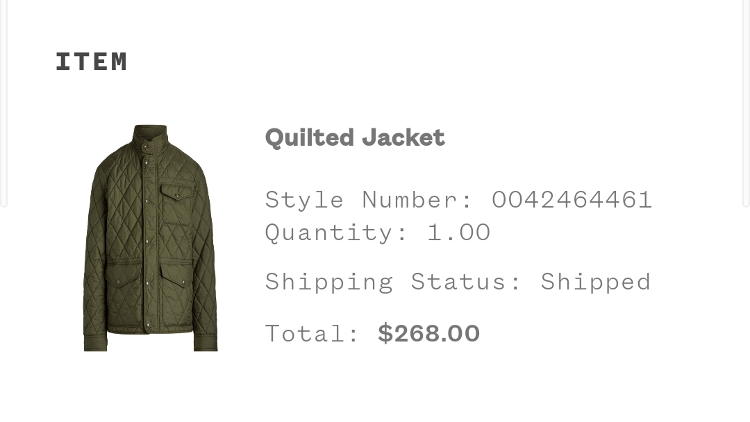 원가 $268