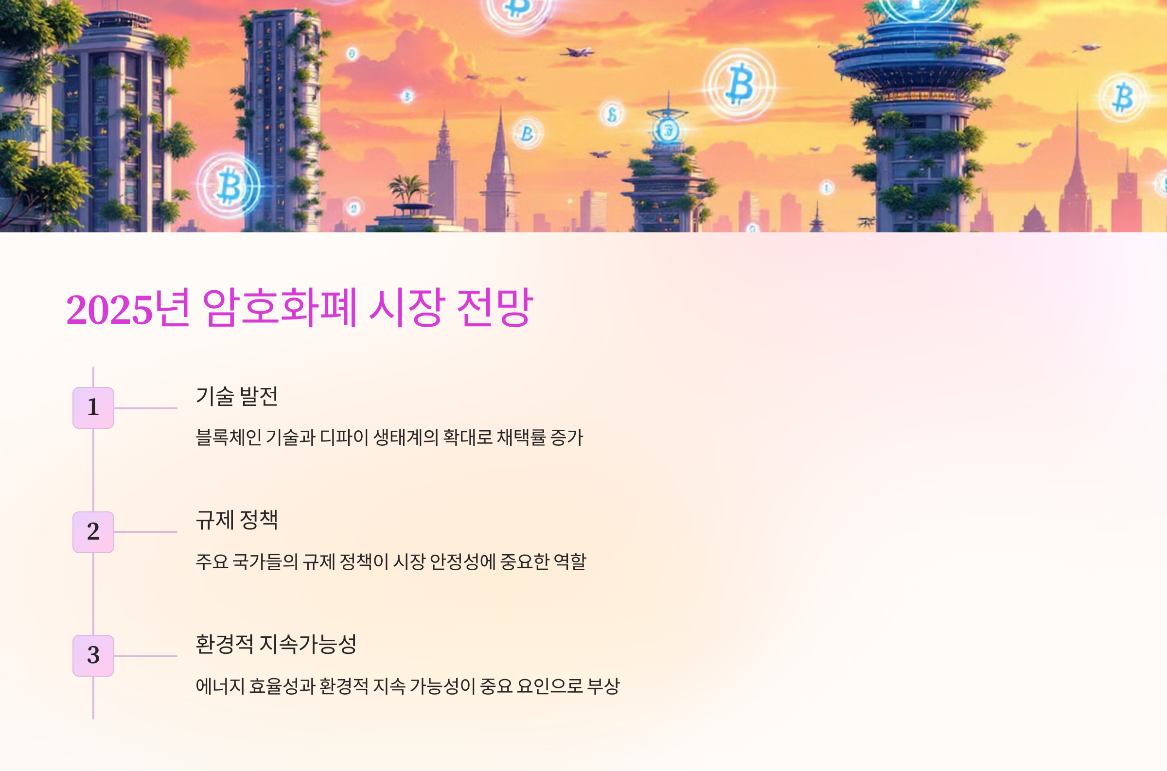 2025년 암호화폐 시장 전망