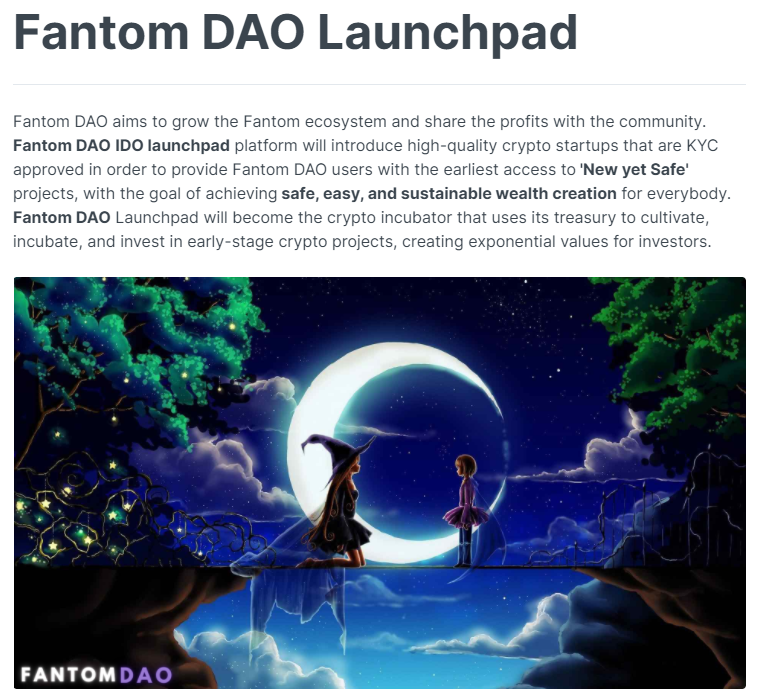 FantomDAO launchpad