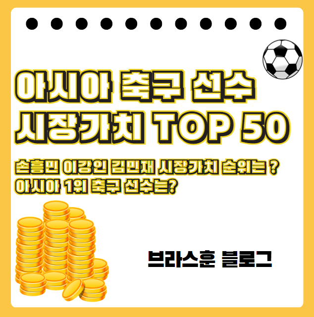 아시아 축구 선수 시장가치 TOP 50