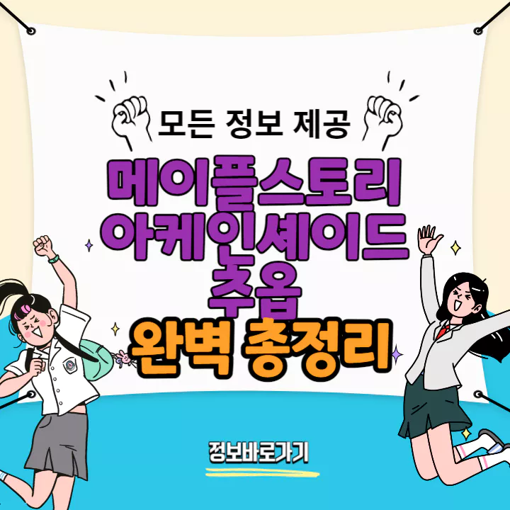 메이플스토리-아케인셰이드-추옵