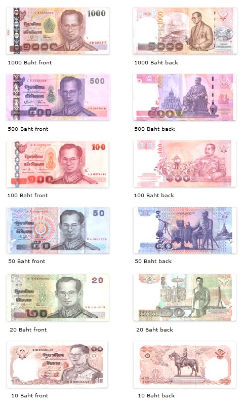 태국-지폐-바트-화폐